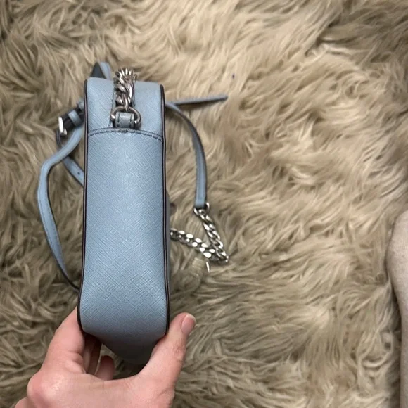 Michael Kors Sky Blue Crossbody Bag - Picture 3 of 15